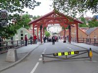 Alte Brücke in Trondheim