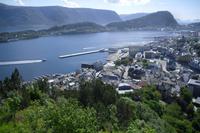 Ålesund (Ausblick vom Hausberg Aksla)