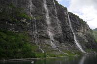 Fahrt auf dem Geirangerfjord (Wasserfall 