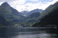 Fahrt auf dem Geirangerfjord
