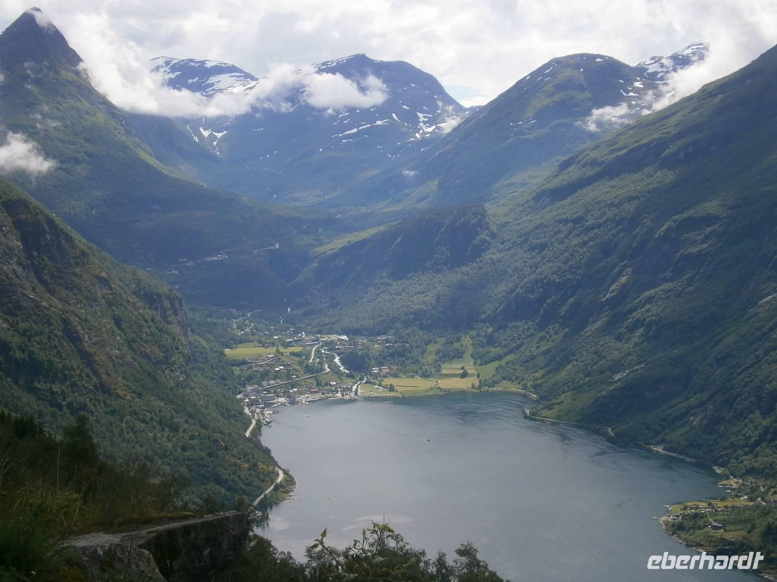 Blick nach Geiranger