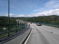 Grenzbrücke Norwegen-Schweden