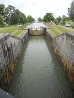 Schleusen des Götakanals bei Berg