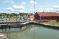 Schleusen des Götakanals bei Berg