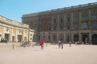 Hof des Königsschlosses von Stockholm