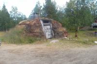 Eine Lappen-Gamme, Winterwohnung der Samen (Lappen)