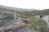 die Brücke ist etwas für Schwindelfreie