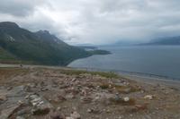 Blick über den Kvaenangen-Fjord