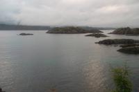 Blick über die Bucht von Mortsund