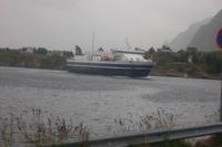 Die Fähre zum Festland kommt