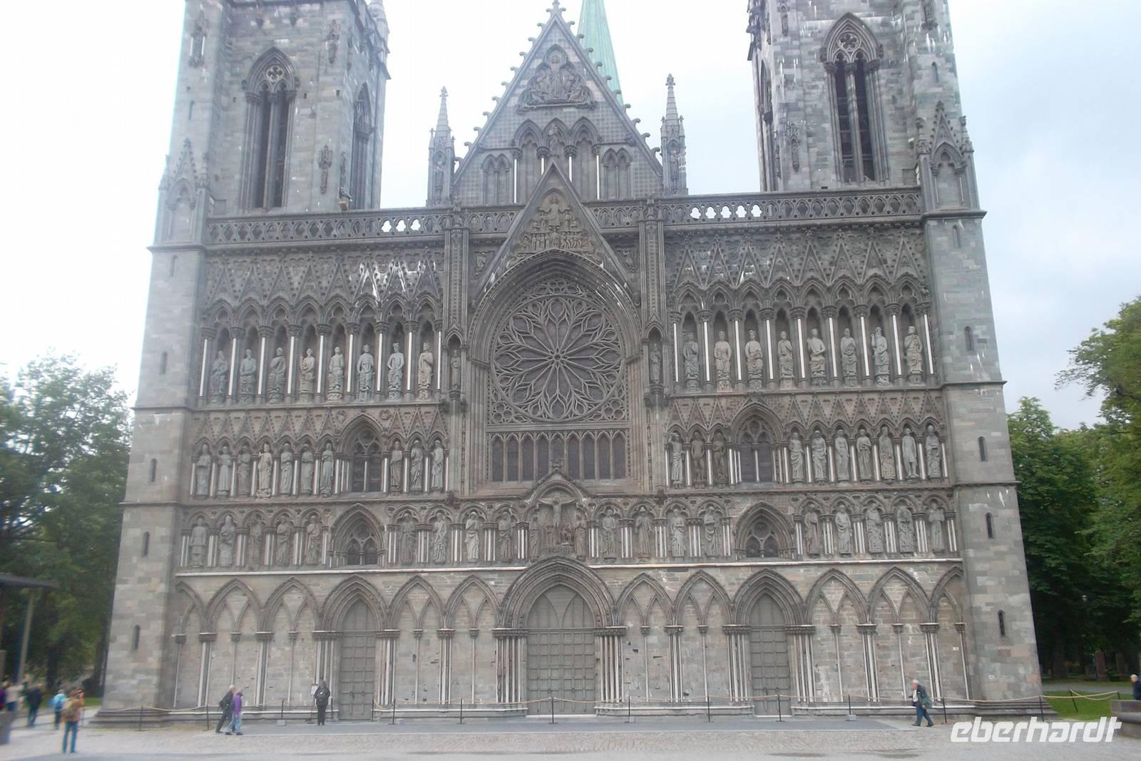 Die Schirmfassade des Nidaros-Domes