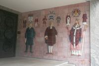 Zierkacheln am Eingang des Trondheimer 