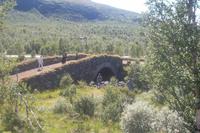Steinbrücke auf dem Dovrefjell