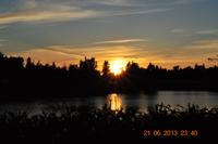 Mittsommernacht in Oulu