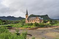 Die Kirche von Kabelvåg (Lofoten-Kathedrale)