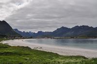 Weiße Sandstrände auf Flakstadøya