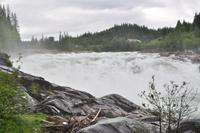 Am Laksforsen südlich von Mo i Rana