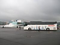 Unser Reisebus in Oslo