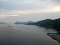 In Molde, Blick vom Hotelfenster