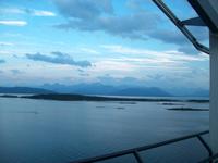 In Molde, Blick vom Hotelfenster