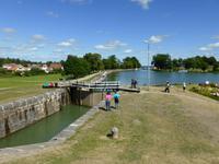 Die Schleusen des Göta-Kanals bei Berg