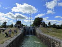 Die Schleusen des Göta-Kanals bei Berg