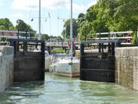 Die Schleusen des Göta-Kanals bei Berg