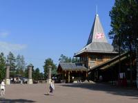 Am Polarkreis in Rovaniemi