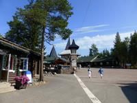 Am Polarkreis in Rovaniemi