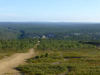 Blick vom Kaunispää auf Saariselkä