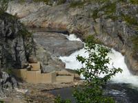 Stromschnelle in der Finnmark-Vidda