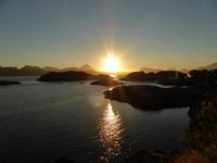 Sonnenuntergang bei Mortsund/ Lofoten