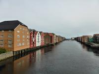 Die Speicherhäuser am Nid in Trondheim