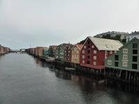 Die Speicherhäuser am Nid in Trondheim