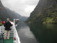 Fahrt von Kaupanger nach Gudvangen im Aurlandsfjorden