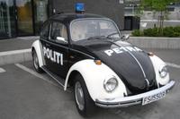 ... vor der Polizei-Station in Hamar ...