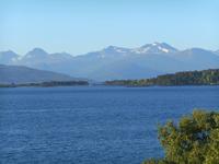 Ausblick von Moldes Stadtberg Varden (Romsdaler Alpen)