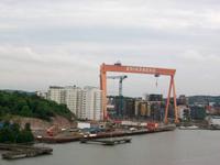 Einfahrt nach Göteborg