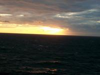 Abendstimmung auf der Fähre