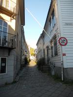 enge Gassen in Bergens Altstadt