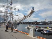 Beginn Stadtrundfahrt im Hafen von Oslo