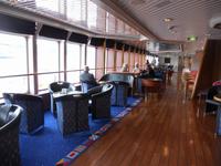 im Innern des Hurtigrutenschiffs