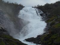 Fahrtimpressionen mit der Flåmbahn (Kjosfossen)