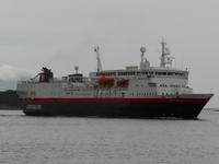 Hurtigruten-Schiff 