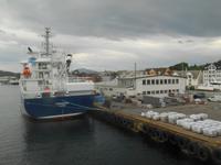 Fahrt mit der Hurtigrute (Abschied von Florø)