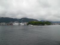 Fahrt mit der Hurtigrute (Ankunft in Bergen)