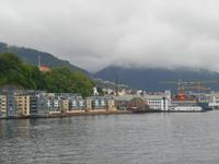 Fahrt mit der Hurtigrute (Ankunft in Bergen)