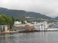 Fahrt mit der Hurtigrute (Ankunft in Bergen)