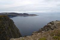 115 Insel Magerøya, Blick vom Nordkapfelsen