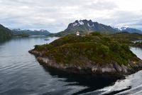 169 Lofoten, Einfahrt in den Raftsund